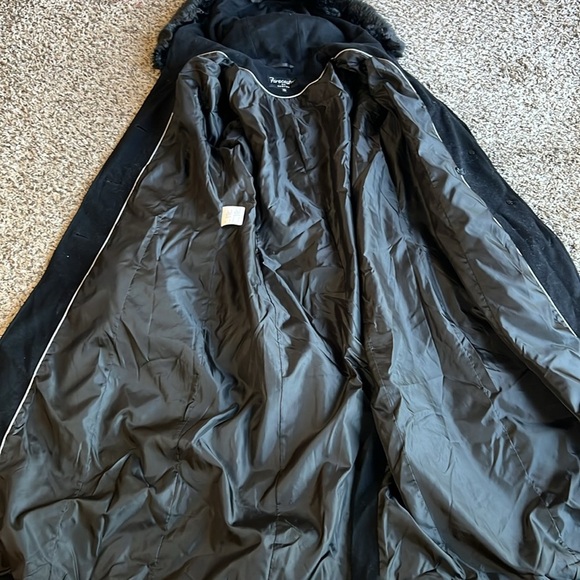 Forecaster Of Boston Wool Blend Hooded Floor Length Coat Size 16 - Picture 13 of 14